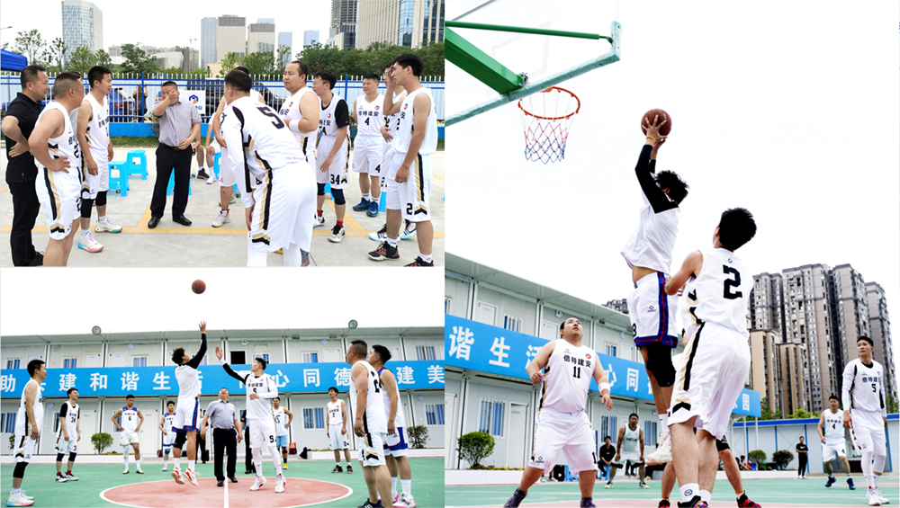 “迎五一 庆五四”党工共建聚合力,倍特建安与中建三局西南公司篮球赛成功举行